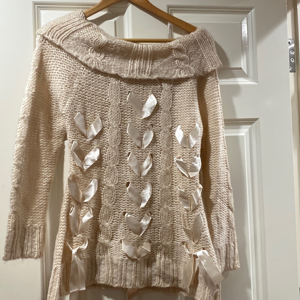 New Boston Proper knitted tan color XS